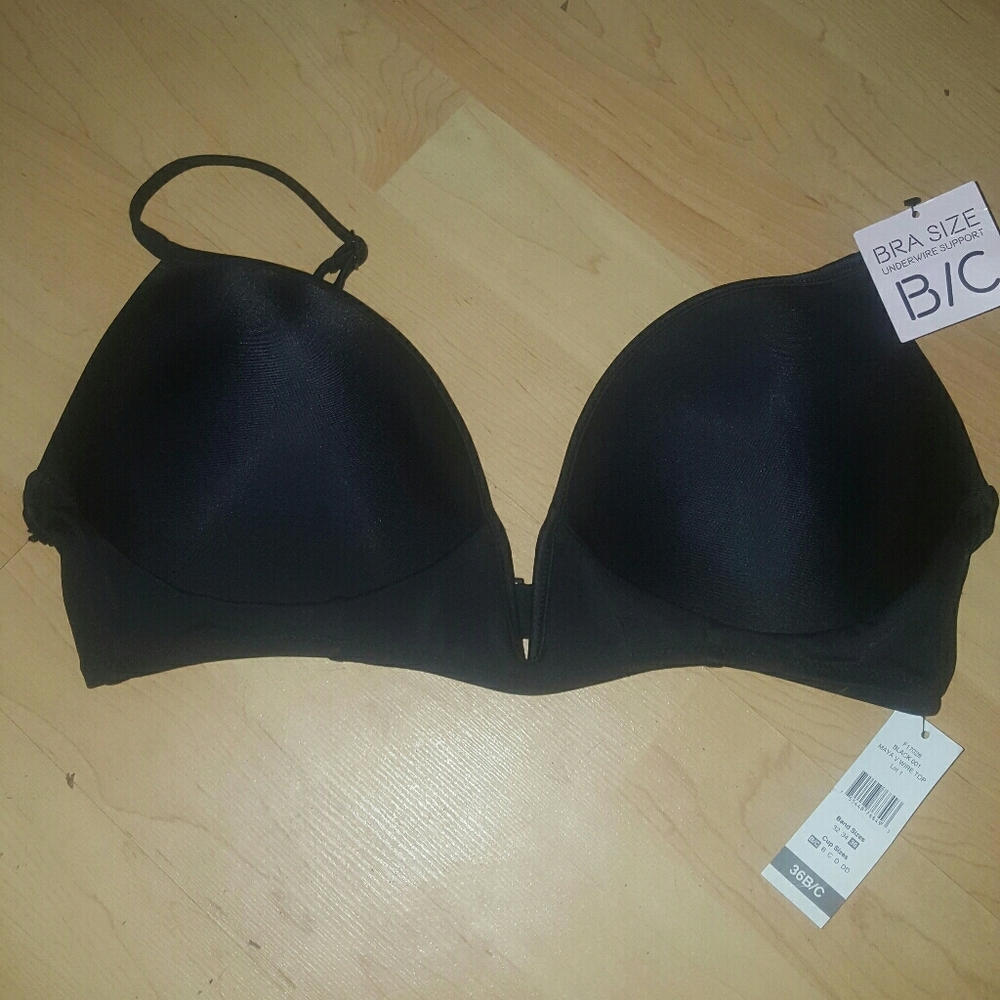 Sundazed NWT Maya Black V Wire Bikini top